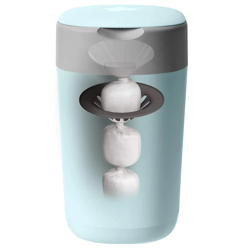 Tommee Tippee Nappies Bin Twist & Click Blue