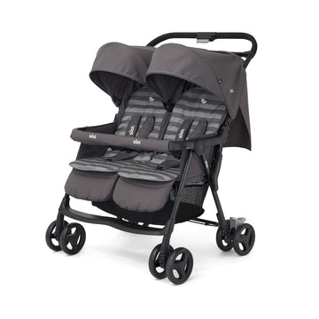 Joie Aire Twin Stroller Side By Side - Dark Pewter | Prenatal, Babies, Nusring, Cybex, Avent Twin Stroller
