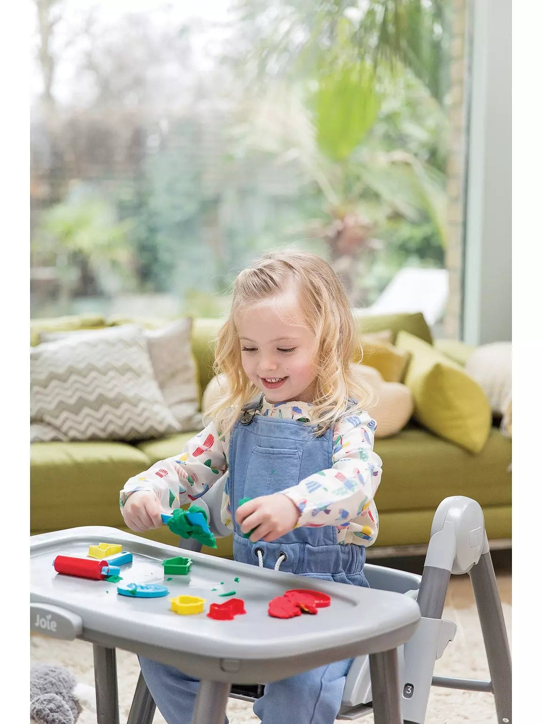 Joie Multiply 6-in-1 Highchair - Portrait - Grey High Chair USA, Lebanon