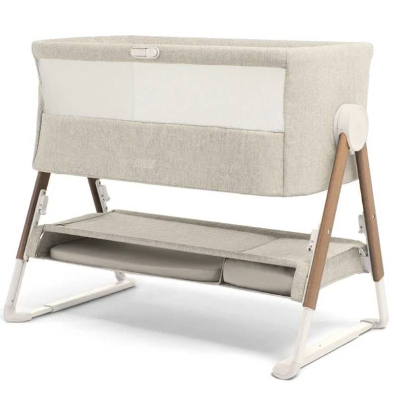 Mamas & Papas Lua Bedside Crib Fawn | Prenatal, Babies, Nusring, Cybex, Avent Bedside Crib