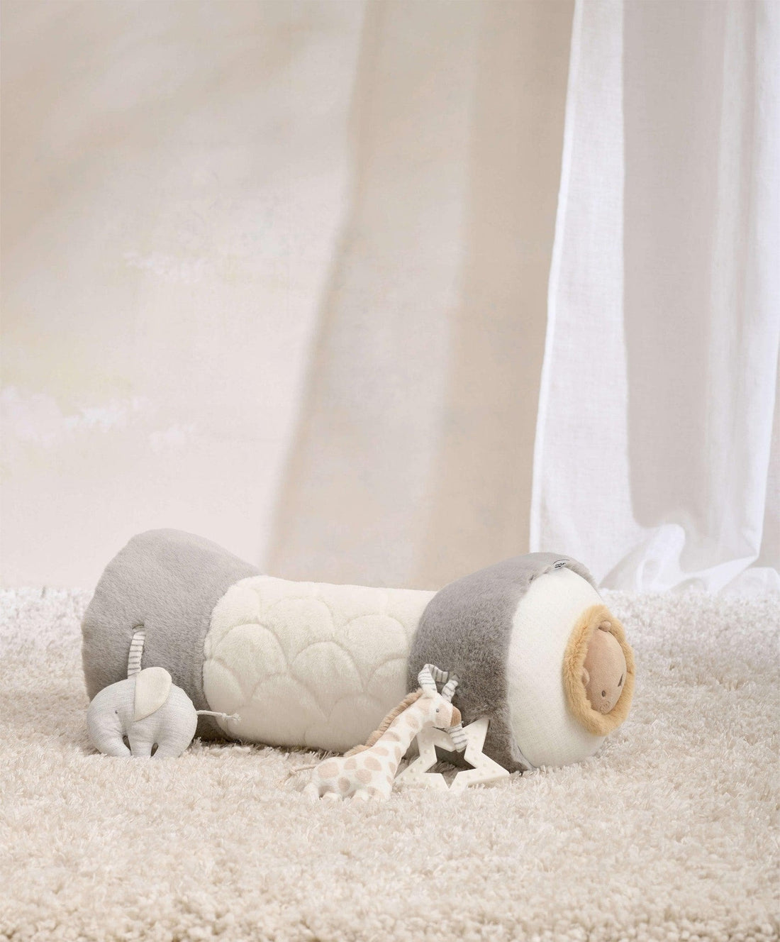 Mamas & Papas Welcome To The World Elephant Tummy Time Roll - Grey | Prenatal, Babies, Nusring, Cybex, Avent Tummy Time Mat
