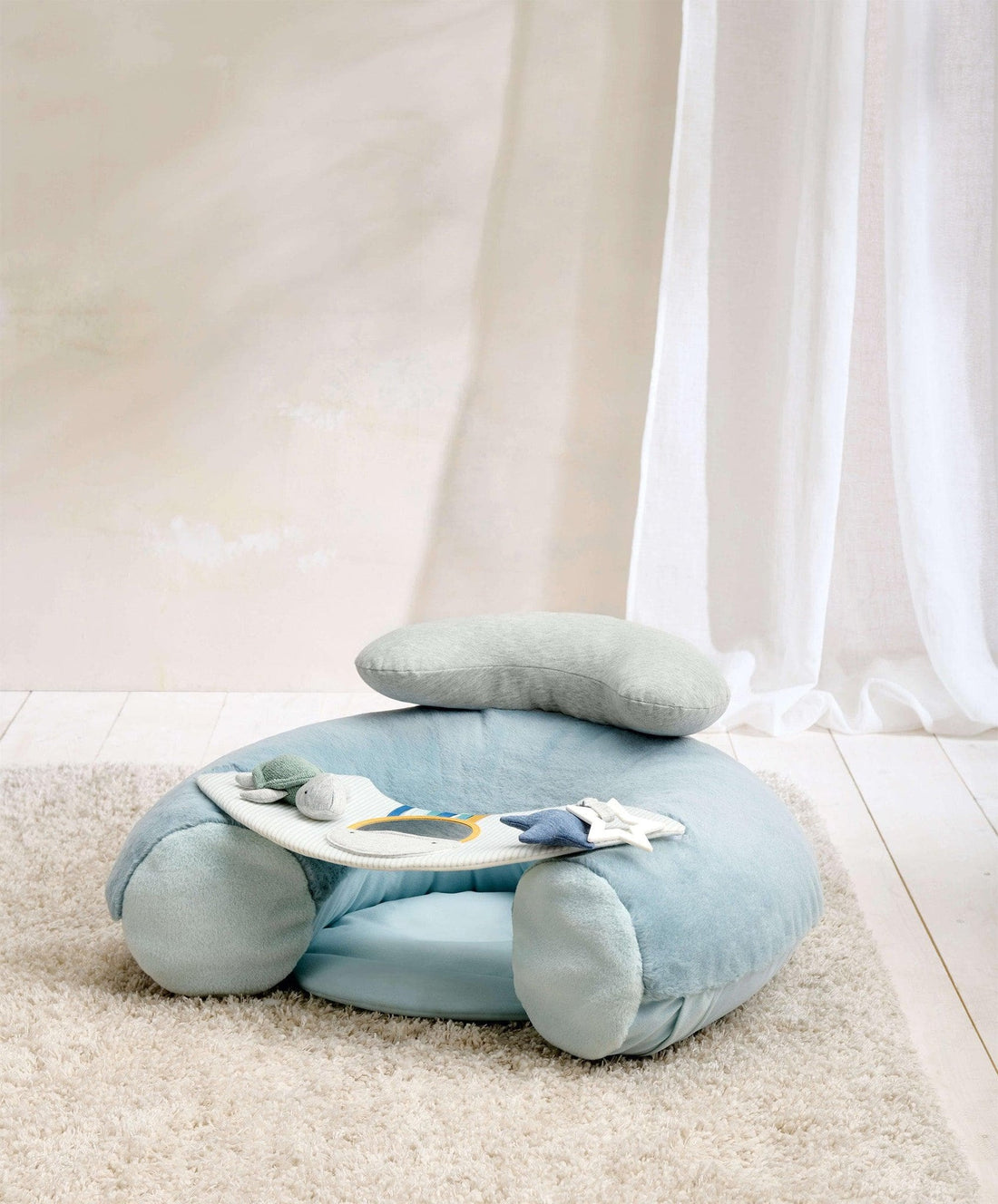 Mamas & Papas Welcome To The World Sit & Play Under The Sea Interactive Seat - Blue | Prenatal, Babies, Nusring, Cybex, Avent Playmat & Gym
