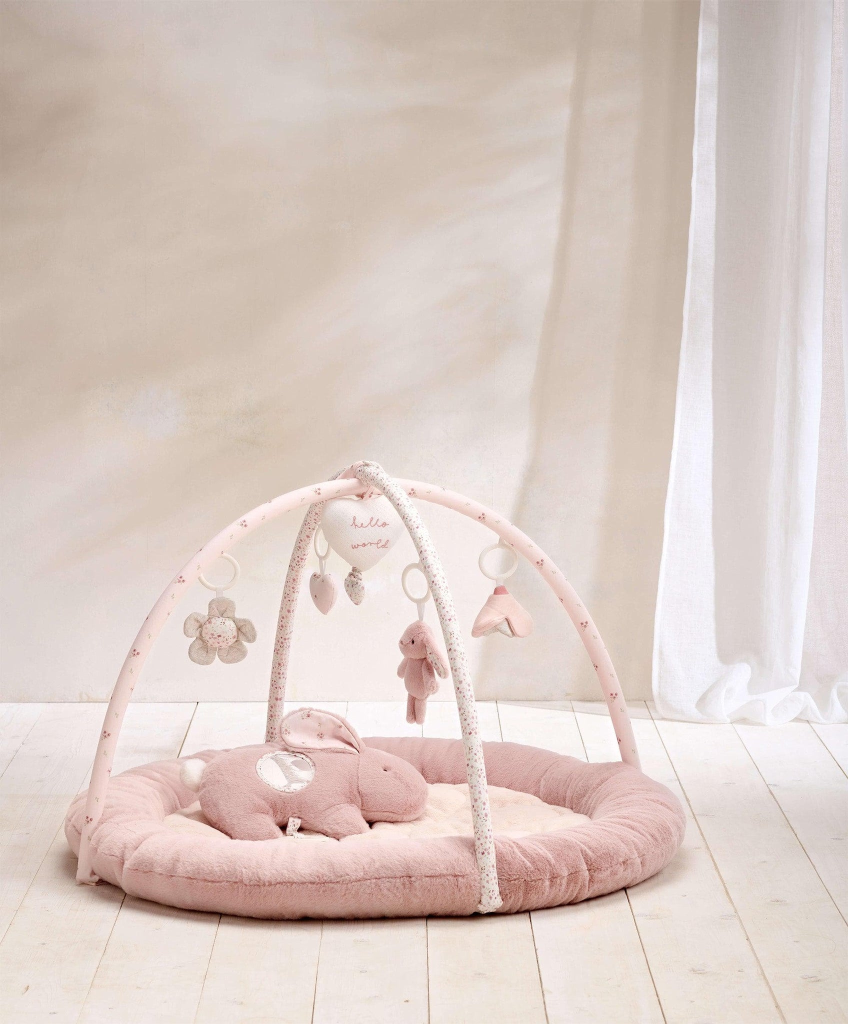 Mamas & Papas Welcome To The World Bunny Playmat - Pink | Prenatal, Babies, Nusring, Cybex, Avent Playmat & Gym