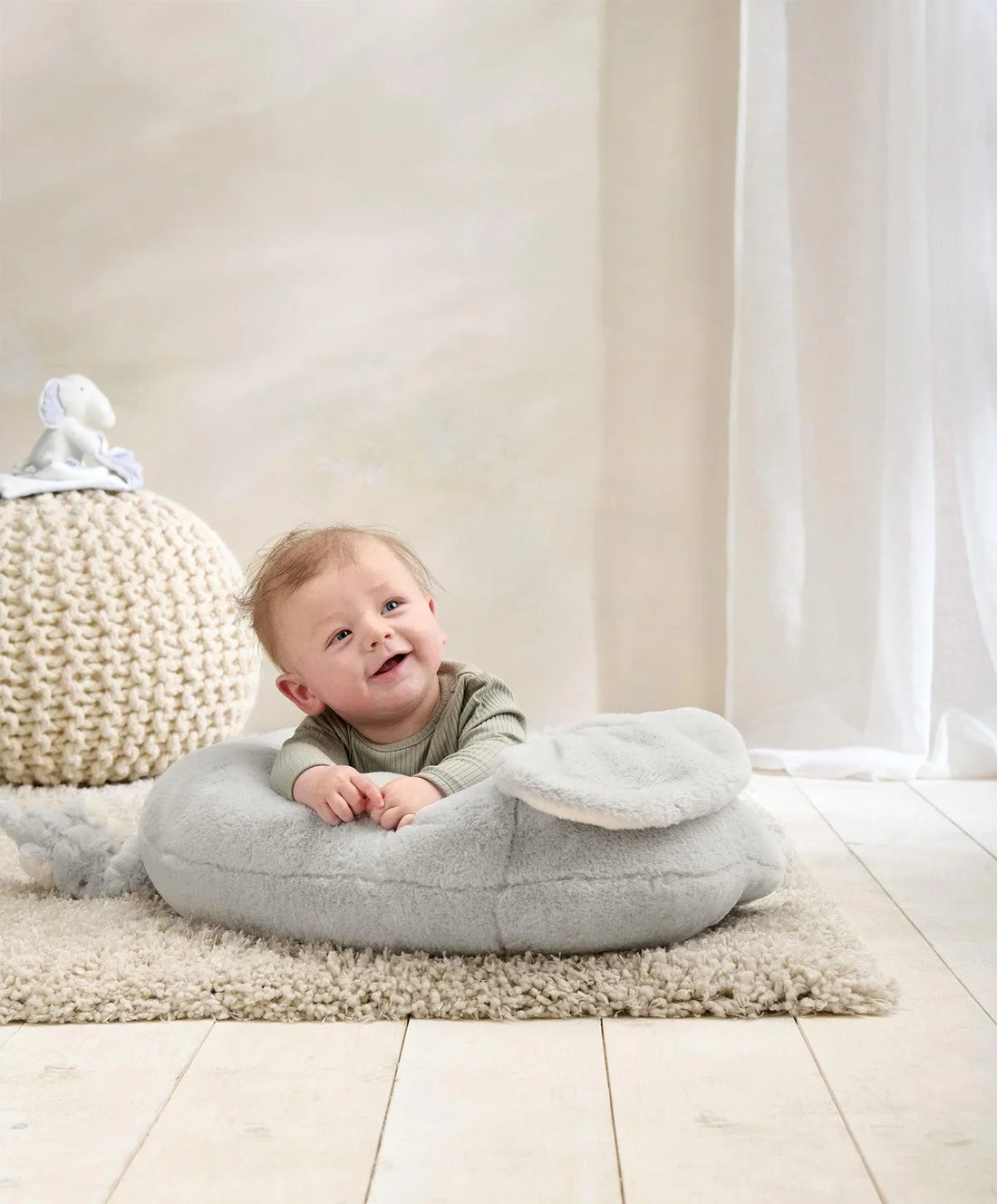 Mamas & Papas Tummy Time Snugglerug - Welcome to the World Elephant | Prenatal, Babies, Nusring, Cybex, Avent Tummy Time Mat