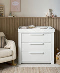 Mamas & Papas Franklin Dresser & Changer - White Wash | Prenatal, Babies, Nusring, Cybex, Avent Dresser