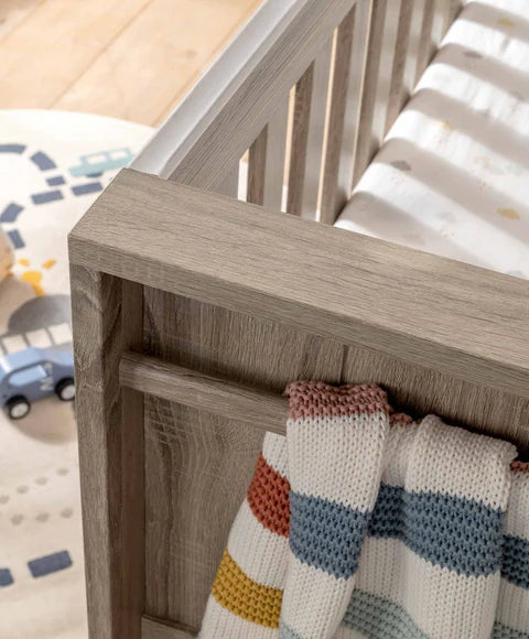 Mamas & Papas Franklin Cotbed - Grey Wash | Prenatal, Babies, Nusring, Cybex, Avent Cotbed