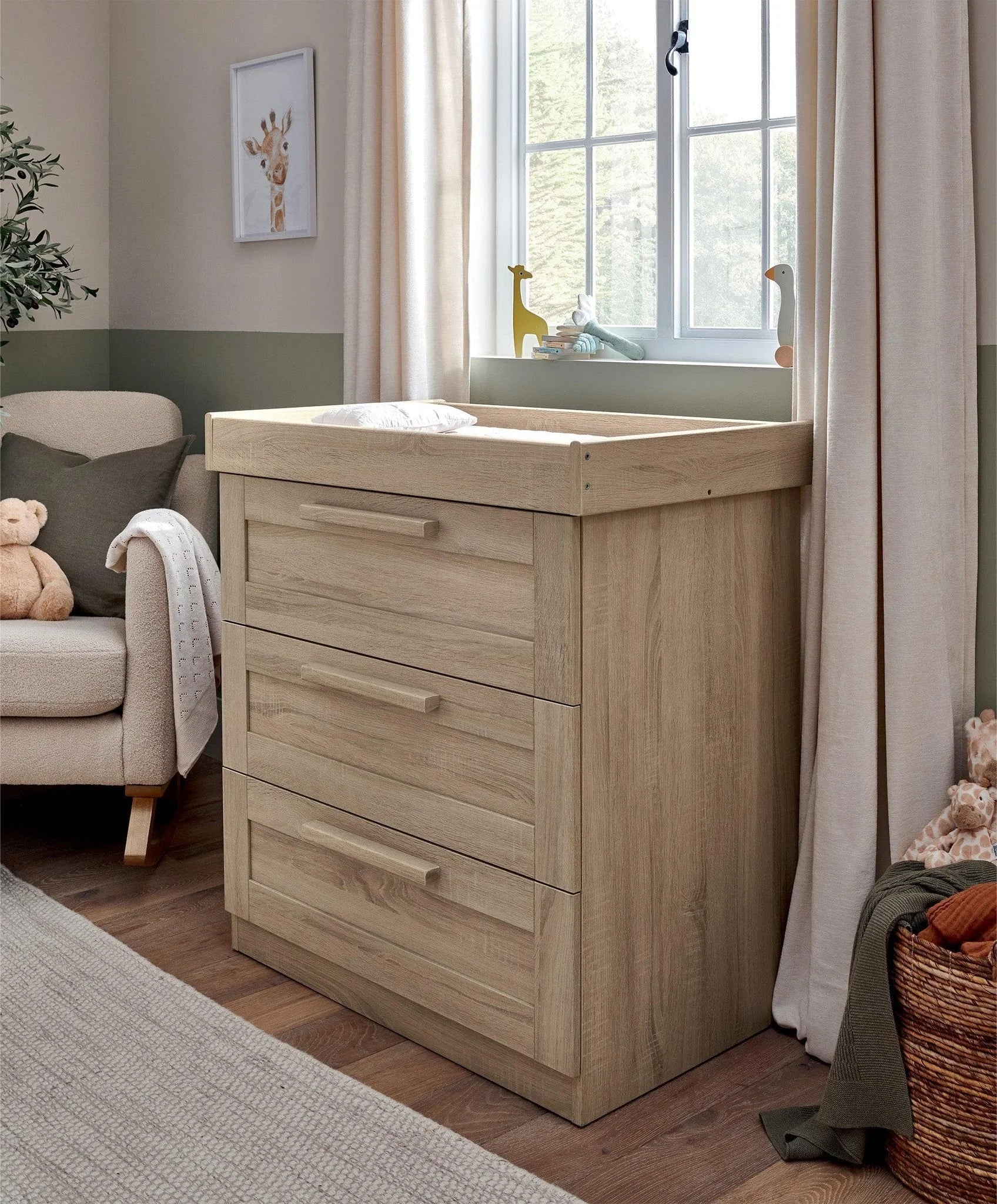Mamas & Papas Atlas Dresser Changer - Light Oak | Prenatal, Babies, Nusring, Cybex, Avent Dresser