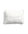 Mamas & Papas Welcome To The World Cushion - White/Grey | Prenatal, Babies, Nusring, Cybex, Avent Nursery Decor