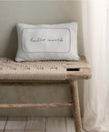 Mamas & Papas Welcome To The World Cushion - White/Grey | Prenatal, Babies, Nusring, Cybex, Avent Nursery Decor