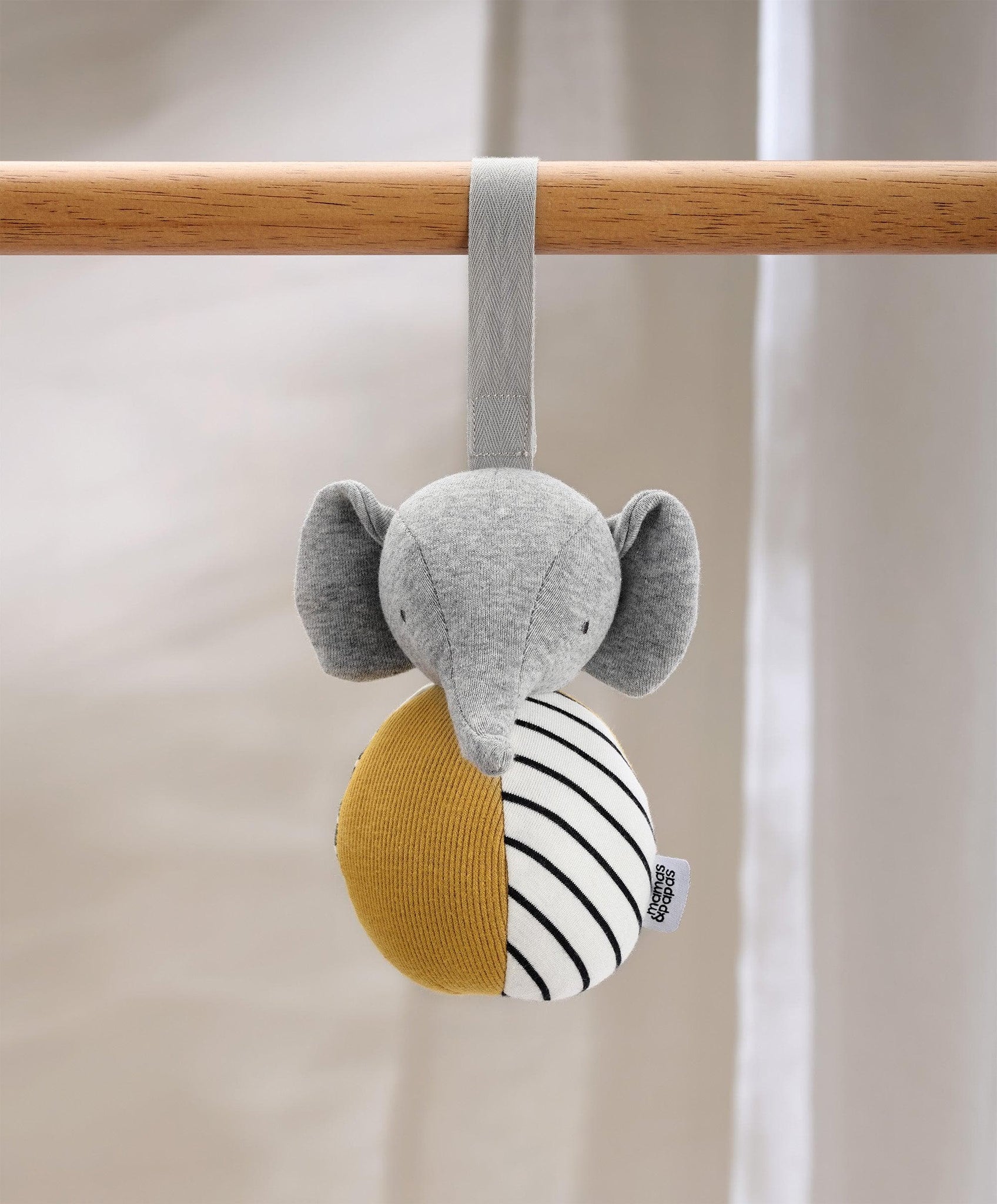 Mamas & Papas Educational Chime Ball Toy - Eddie Elephant | Prenatal, Babies, Nusring, Cybex, Avent Sensory Toy