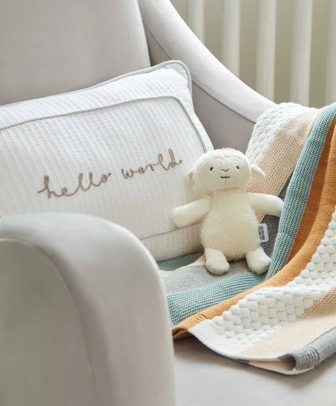 Mamas & Papas Welcome to the World Soft Toy - Lamb Beanie | Prenatal, Babies, Nusring, Cybex, Avent Soft Toy