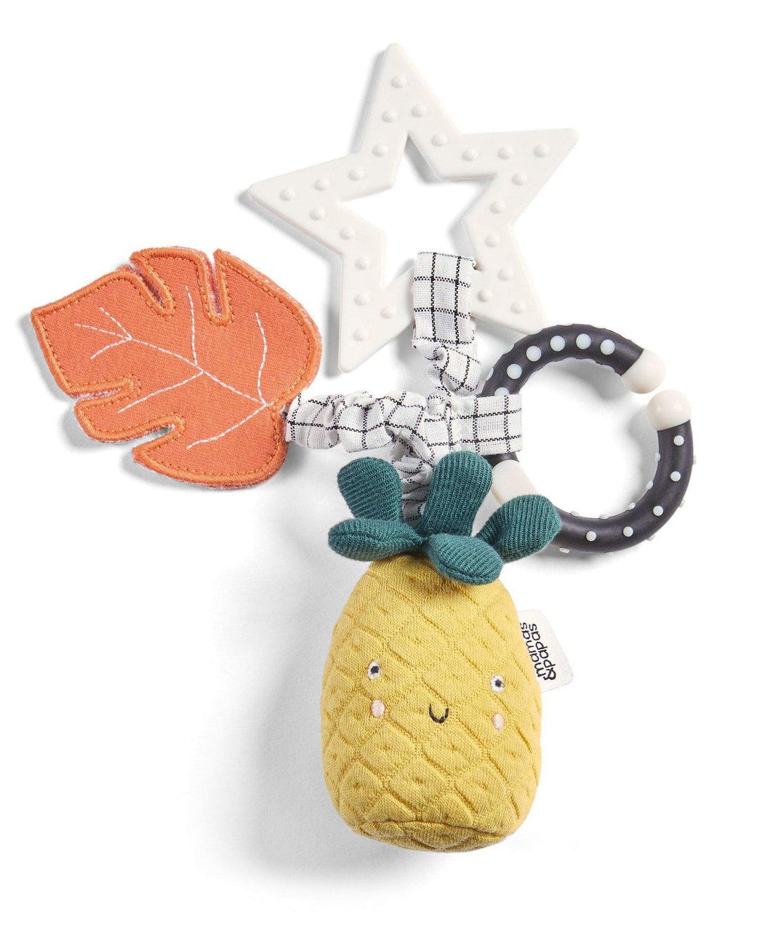 Mamas & Papas Wildly Adventures Educational Teething Toy - Linkie Pineapple | Prenatal, Babies, Nusring, Cybex, Avent Teether
