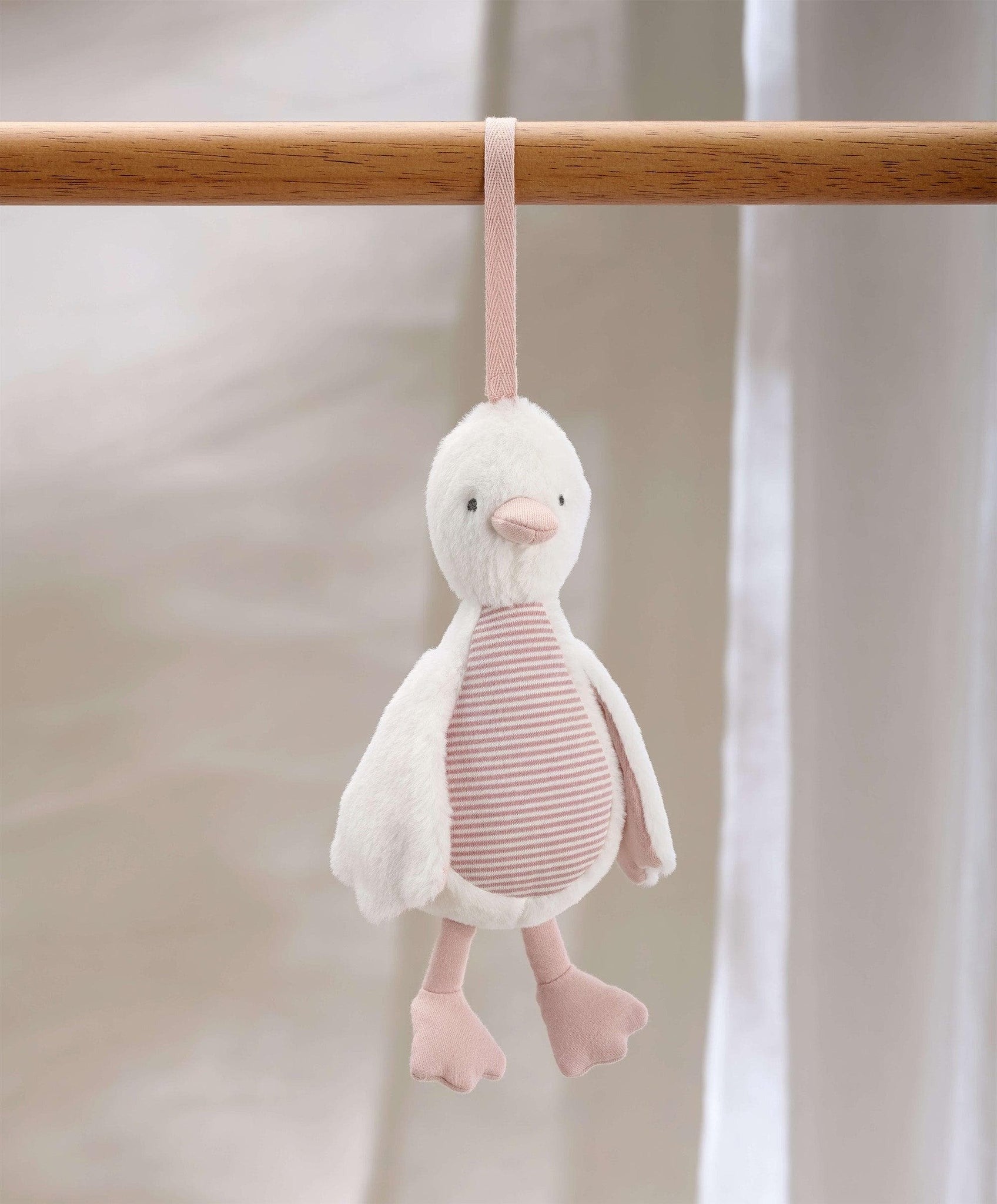 Mamas & Papas Welcome to the World Chime Duck Travel Toy - Pink | Prenatal, Babies, Nusring, Cybex, Avent Plush & Soft Toy