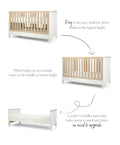 Mamas & Papas Harwell Cotbed - White | Prenatal, Babies, Nusring, Cybex, Avent Cotbed