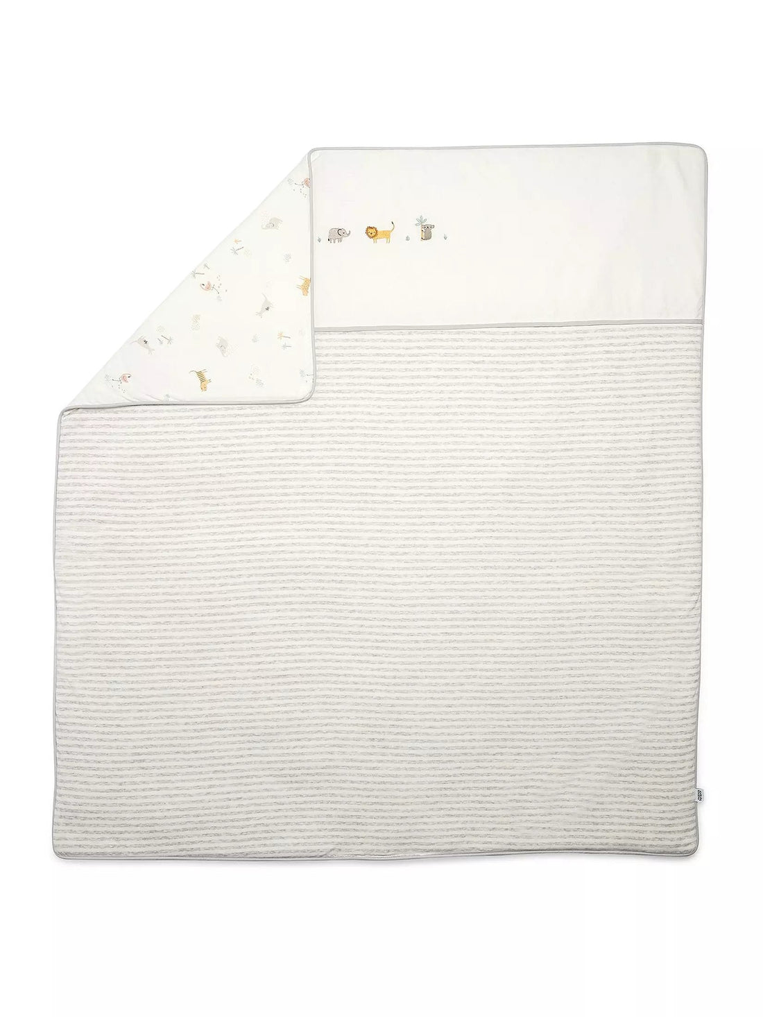 Mamas & Papas 25 Tog Nursery Quilt - Wildly Adventures - White Grey | Prenatal, Babies, Nusring, Cybex, Avent Nursery Bedding