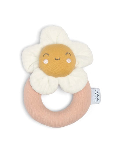 Mamas & Papas Grateful Garden Flower Grabber Ring Rattle Toy | Prenatal, Babies, Nusring, Cybex, Avent Rattle Toy