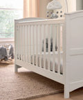 Mamas & Papas Flyn Cotbed - White Cot Bed