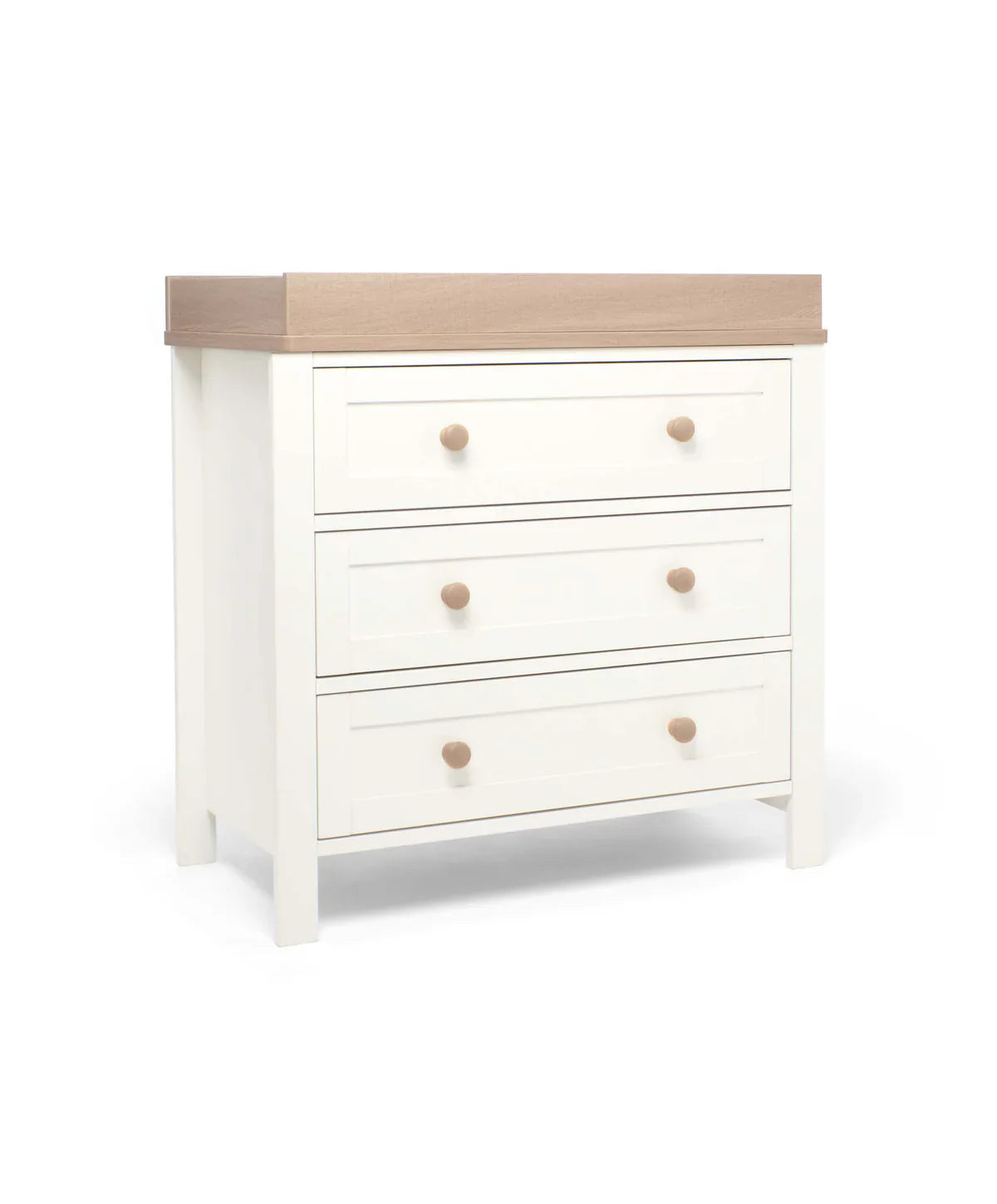 Mamas & Papas Wedmore Nursery Dresser Changer - White/Natural | Prenatal, Babies, Nusring, Cybex, Avent Dresser