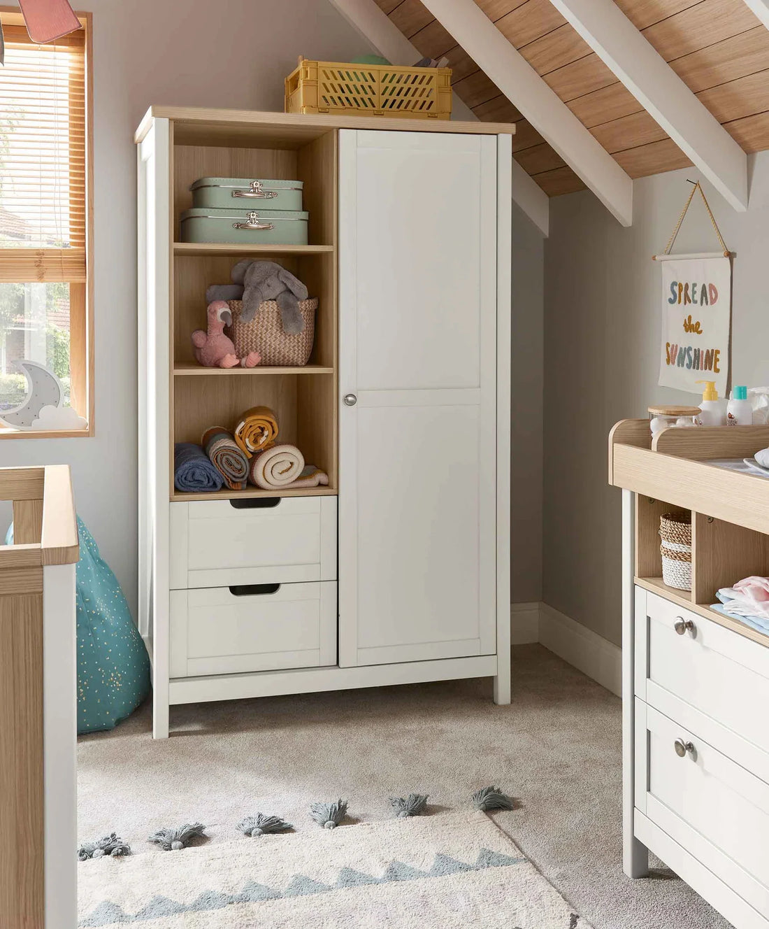 Mamas & Papas Harwell Wardrobe - White | Prenatal, Babies, Nusring, Cybex, Avent Wardrobe