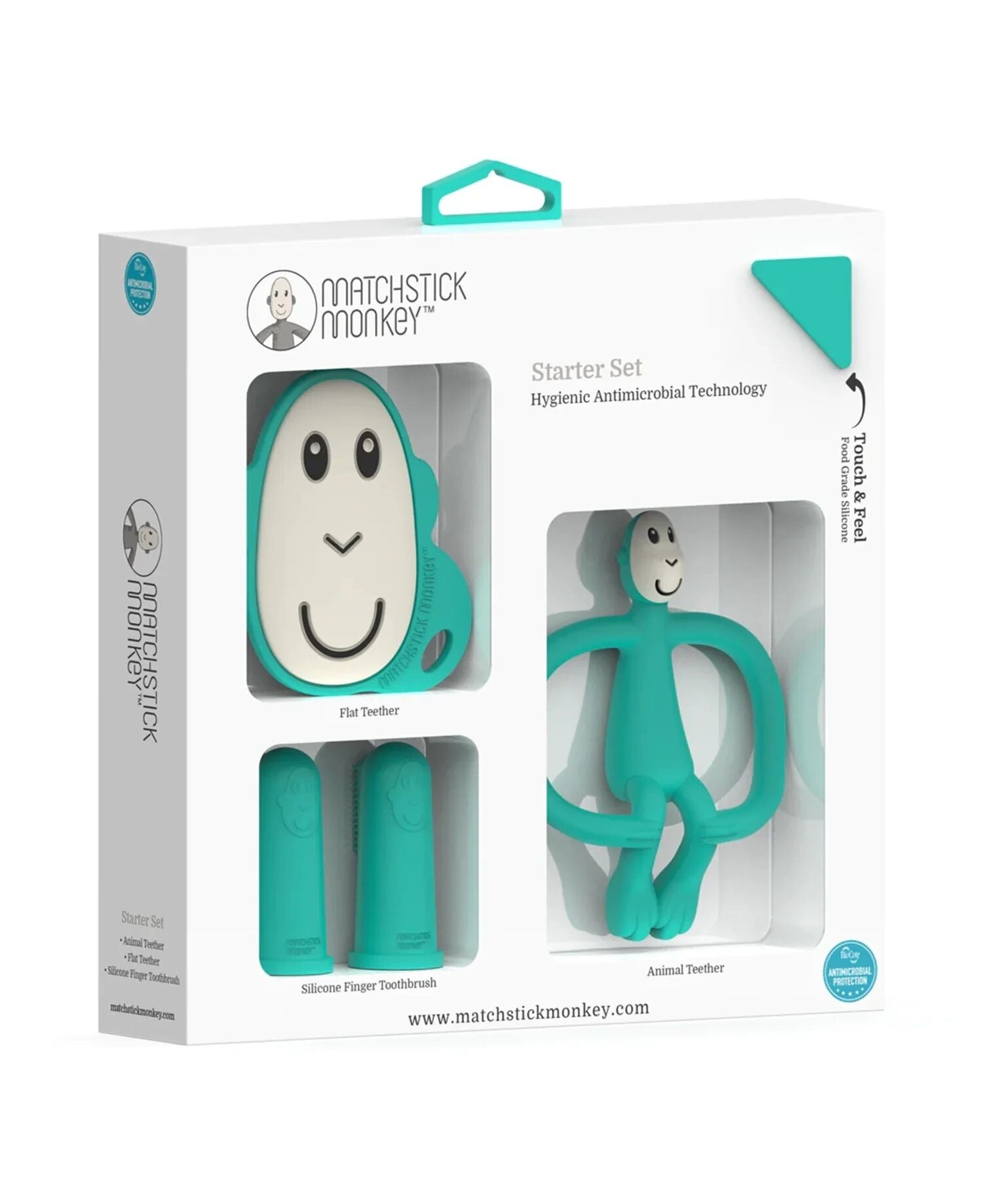 Matchstick Monkey Teething Starter Set - Green Monkey | Prenatal, Babies, Nusring, Cybex, Avent Teether