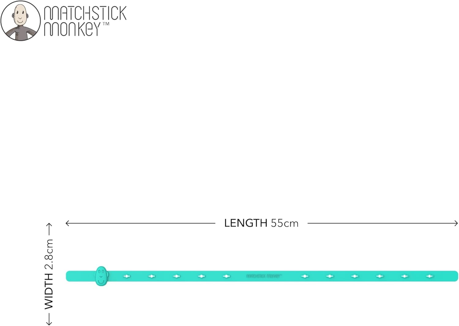 Matchstick Monkey Antimicrobial Silicone Multi-Use Product Holder Strap For Teether | Prenatal, Babies, Nusring, Cybex, Avent Teether