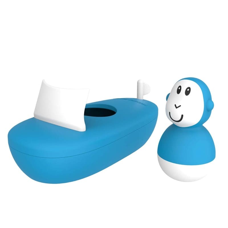 Matchstick Monkey Bathtime Boat Set - Blue | Prenatal, Babies, Nusring, Cybex, Avent Bath Toy