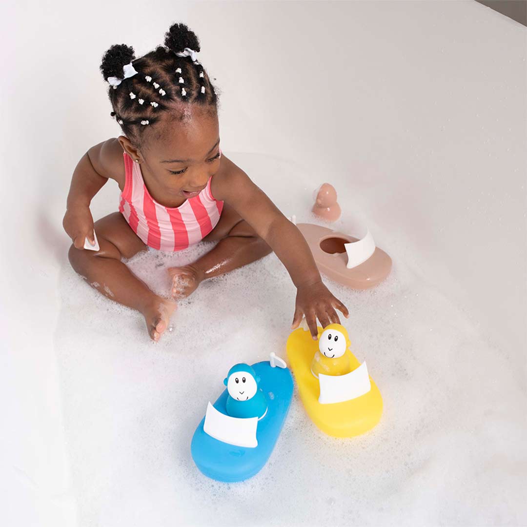 Matchstick Monkey Bathtime Boat Set - Blue | Prenatal, Babies, Nusring, Cybex, Avent Bath Toy