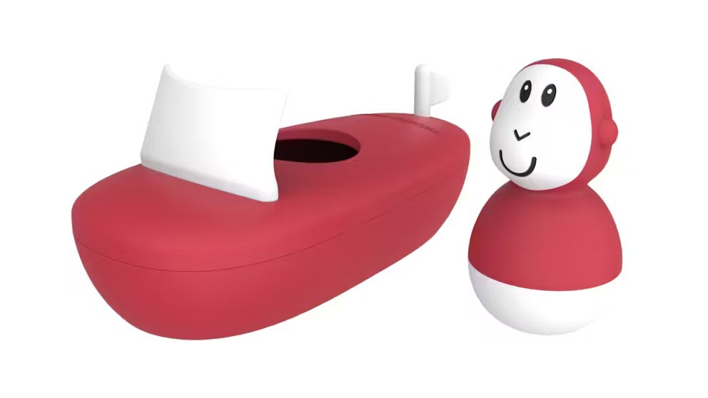 Matchstick Monkey Monkey Boat Set - Red | Prenatal, Babies, Nusring, Cybex, Avent Bath Toy