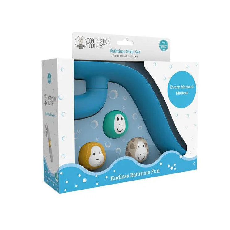 Matchstick Monkey Bathtime Slide Set - Blue | Prenatal, Babies, Nusring, Cybex, Avent Bath Toy