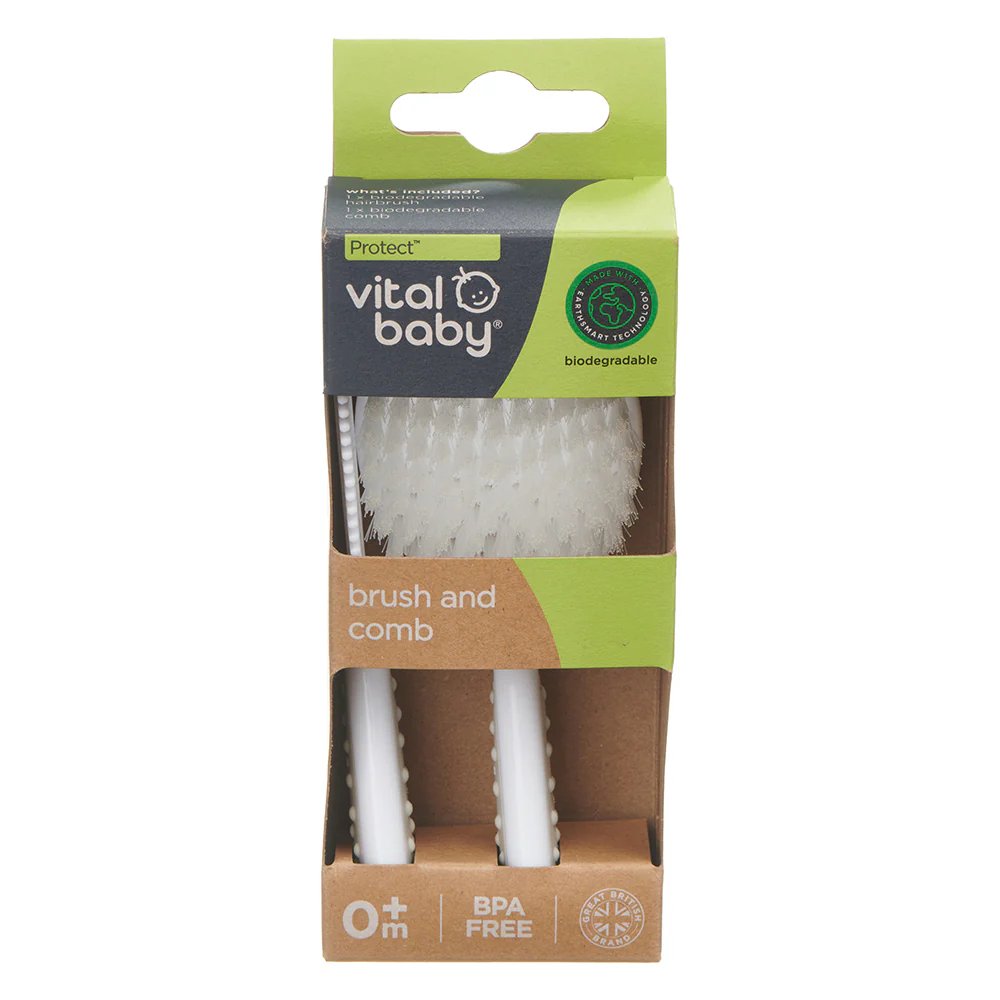 Vital Baby Protect Brush & Comb Set | Prenatal, Babies, Nusring, Cybex, Avent Grooming Kit