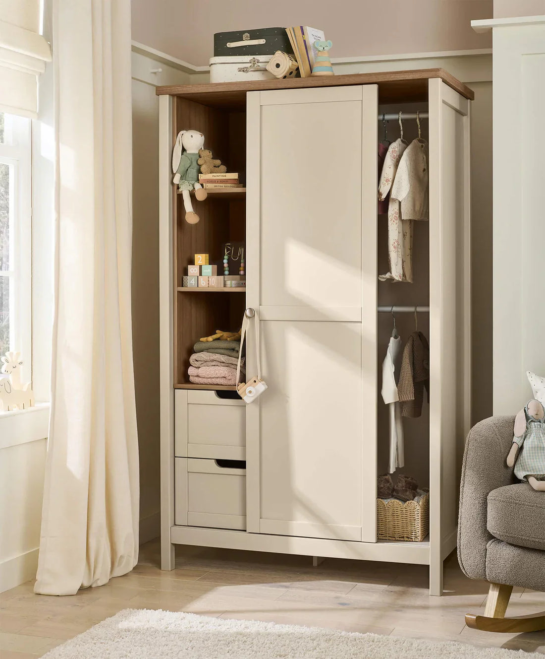 Mamas & Papas Harwell Wardrobe - Cashmere | Prenatal, Babies, Nusring, Cybex, Avent Wardrobe