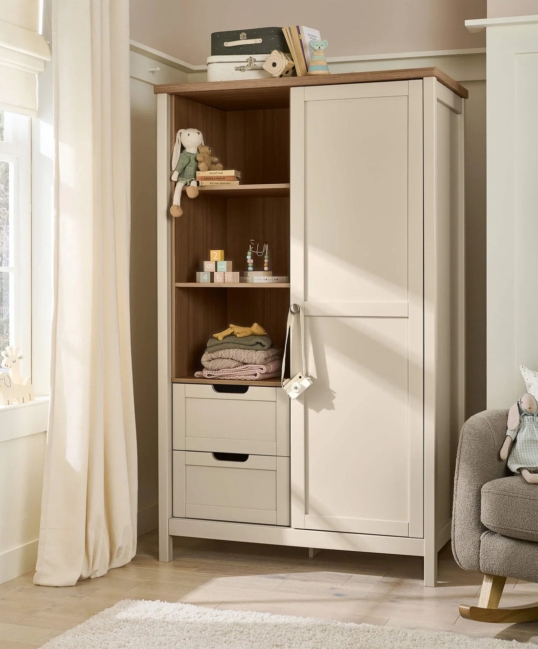 Mamas & Papas Harwell Wardrobe - Cashmere | Prenatal, Babies, Nusring, Cybex, Avent Wardrobe