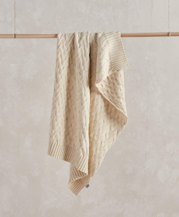 Mamas & Papas Cable Knit Blanket Cream Welcome to the World Duckling | Prenatal, Babies, Nusring, Cybex, Avent Blanket