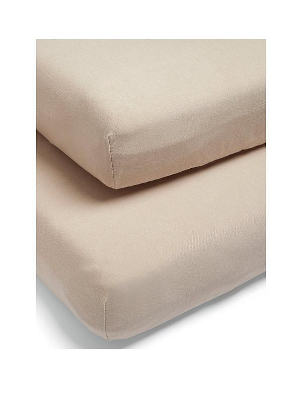 Mamas & Papas Cotbed Fitted Sheets Pack Of 2 Mocha - Welcome to the World Duckling | Prenatal, Babies, Nusring, Cybex, Avent Bedding