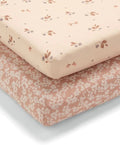 Mamas & Papas Cotbed Fitted Sheets Berry & Peony Pack of 2 | Prenatal, Babies, Nusring, Cybex, Avent Nursery Bedding