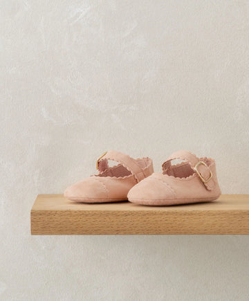 Mamas & Papas Scallop Pram Shoes - Pink Pram Shoe