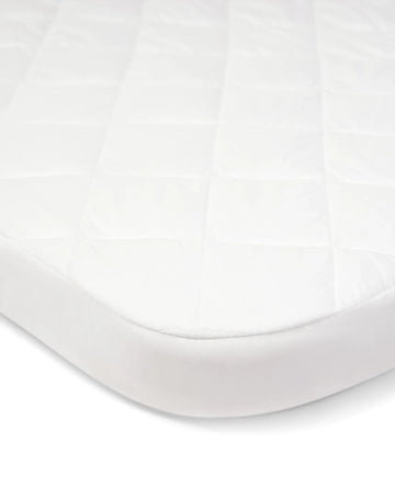 Mamas & Papas Lua Bedside Crib Mattress Protector - White Mattress Protector USA, Lebanon Babies