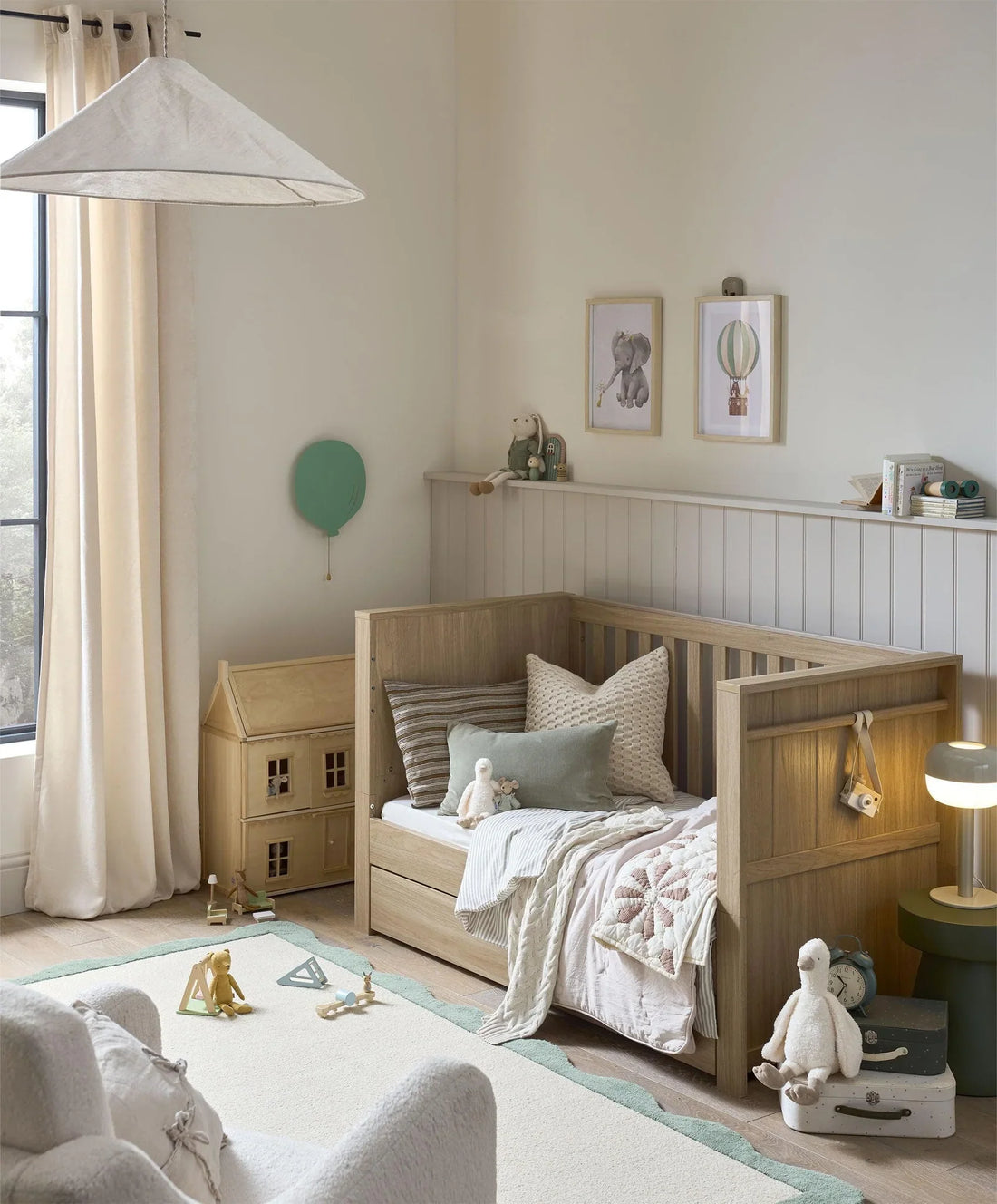 Mamas & Papas Franklin Cotbed - Oak | Prenatal, Babies, Nusring, Cybex, Avent Cot