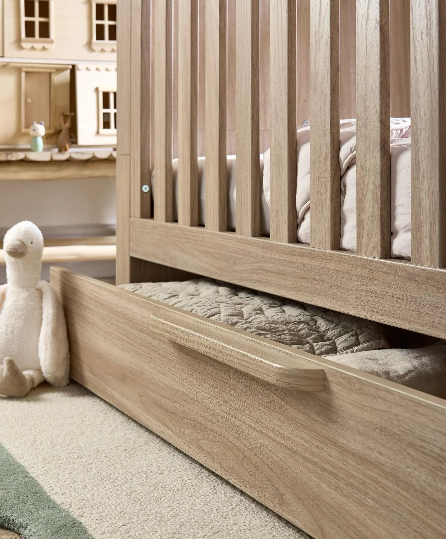 Mamas & Papas Franklin Cotbed - Oak | Prenatal, Babies, Nusring, Cybex, Avent Cot