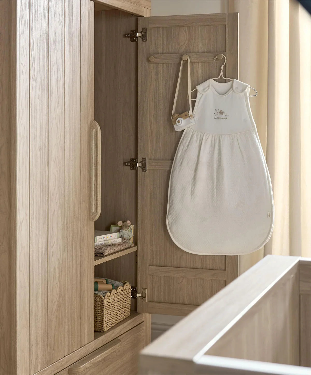 Mamas & Papas Franklin Wardrobe - Oak | Prenatal, Babies, Nusring, Cybex, Avent Wardrobe