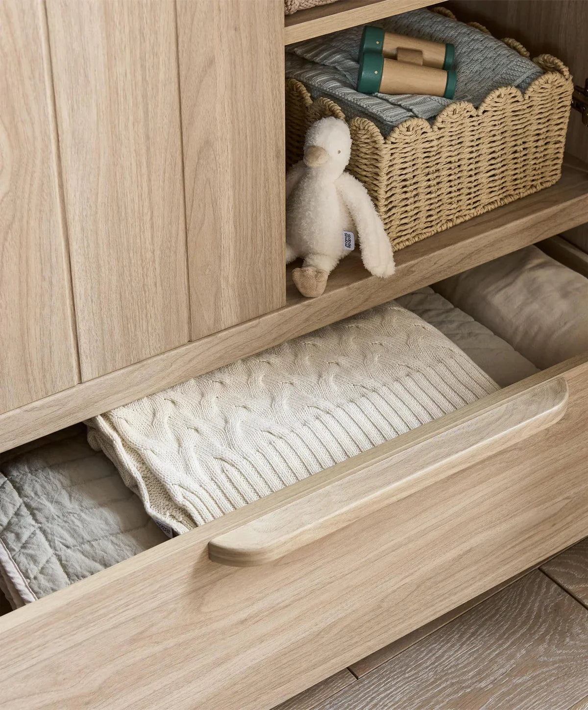 Mamas & Papas Franklin Wardrobe - Oak | Prenatal, Babies, Nusring, Cybex, Avent Wardrobe