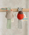 Mamas & Papas Wrist Rattles - Hippo/Ladybird Pack of 2 Rattle USA, Lebanon Babies