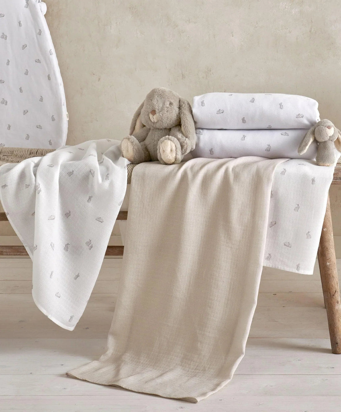 Cotbed Fitted Sheets (Pack of 2) - Bunny