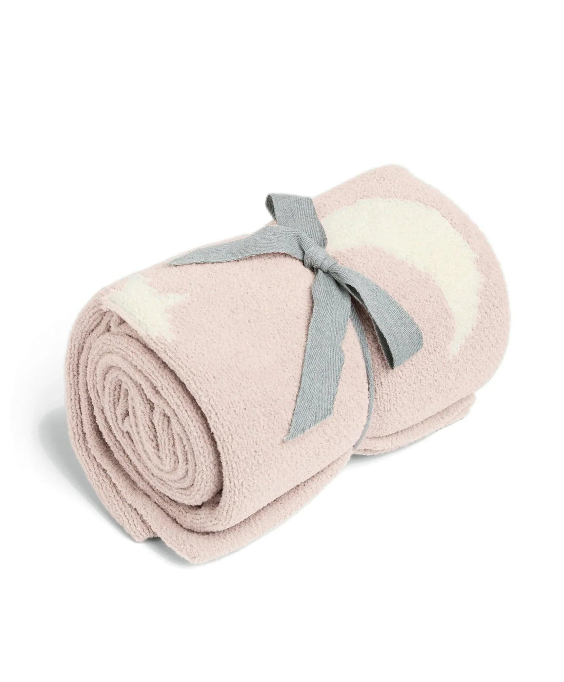 Chenille Blanket - Pink Moon/Star