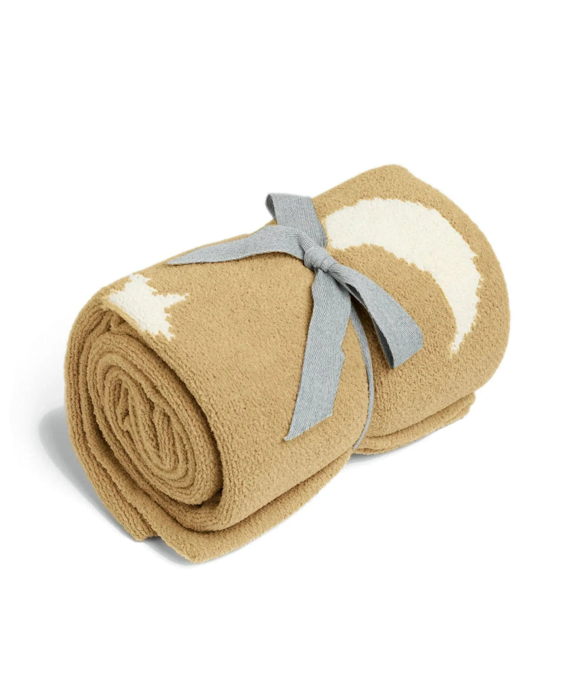 Chenille Blanket - Mustard Moon/Star