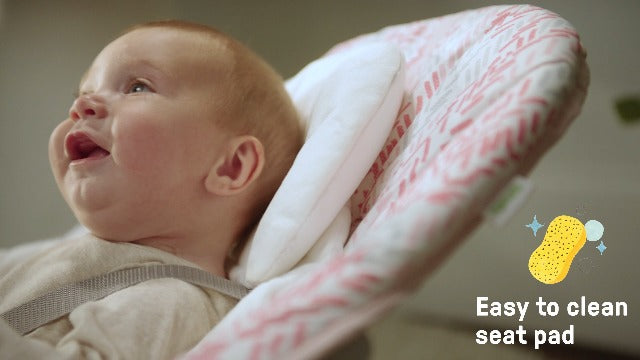 Keep Cozy 3-in-1 Grow with Me Baby Bouncer, Rocker & Toddler Seat, lily