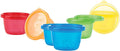 Nuby Nuby Snack Bowl Set with Flat Lid 120ml Pack of 6 | Prenatal, Babies, Nusring, Cybex, Avent Bowl