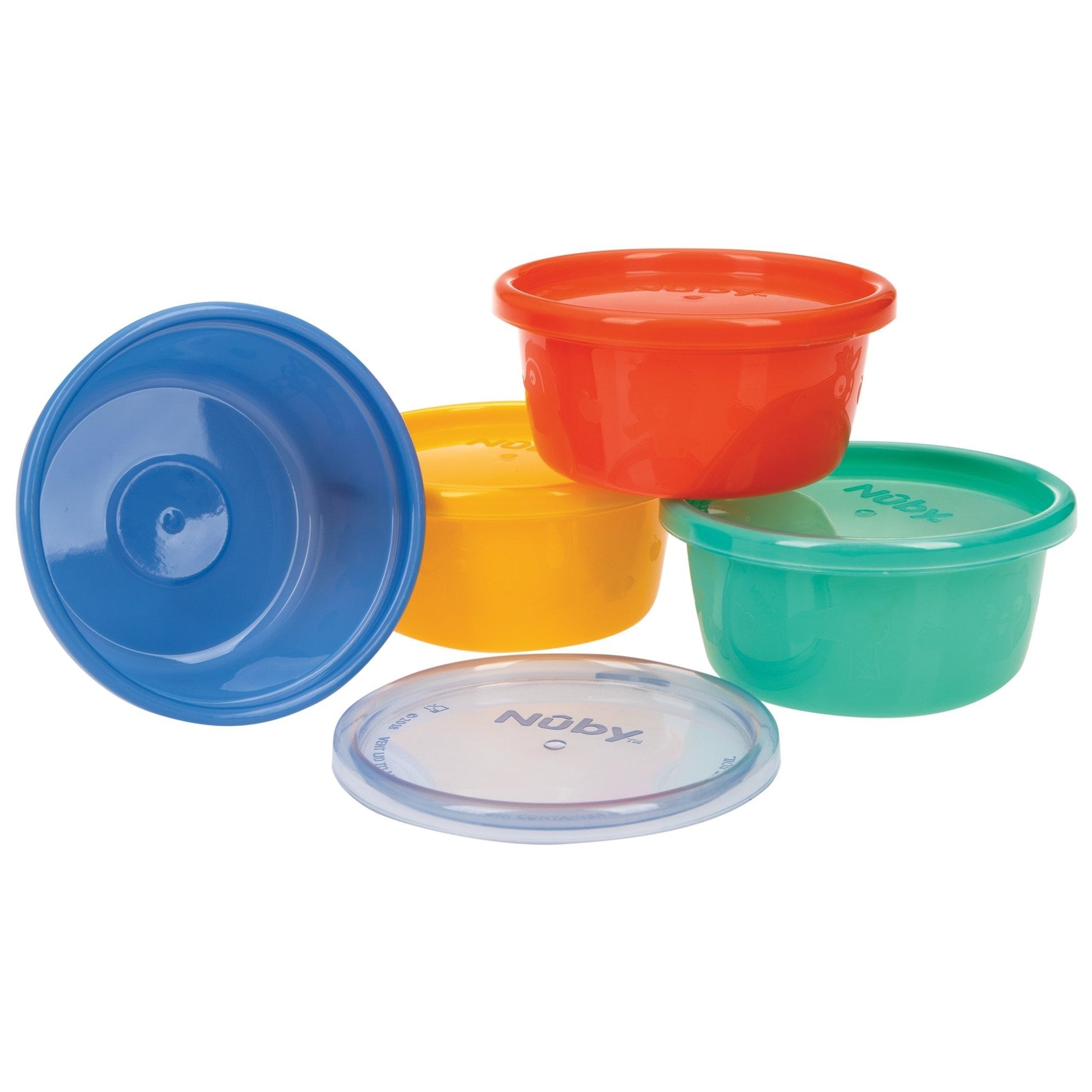 Nuby Snack Bowl Set 240ml 3m+ Pack of 4 | Prenatal, Babies, Nusring, Cybex, Avent Bowl