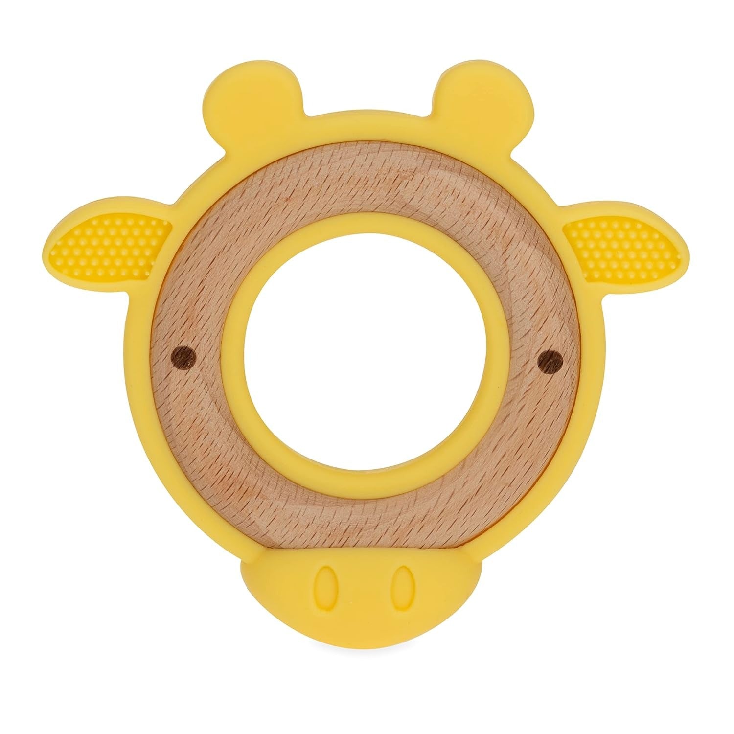 Nuby Wooden & Silicone Animal Teether Tiger 3m+ | Prenatal, Babies, Nusring, Cybex, Avent Teether