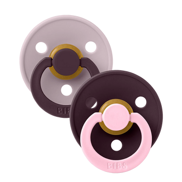 Studio Colour Latex Pacifier — Size 1 (0-6m), 2 Pack, Dusky Lilac